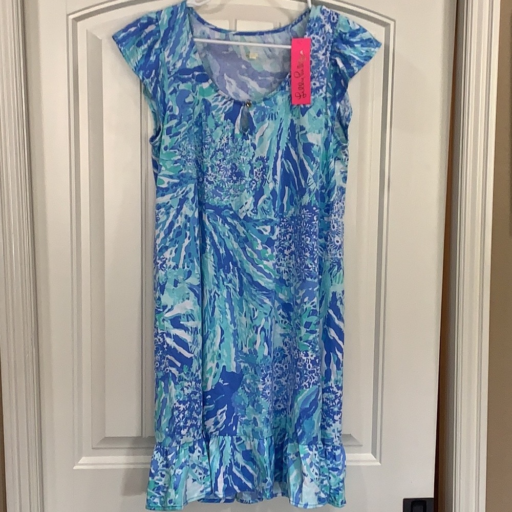 NWT Lilly Pulitzer Blue Haven Dress Sz M